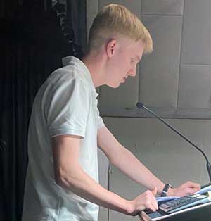 Student Speaker - George Line